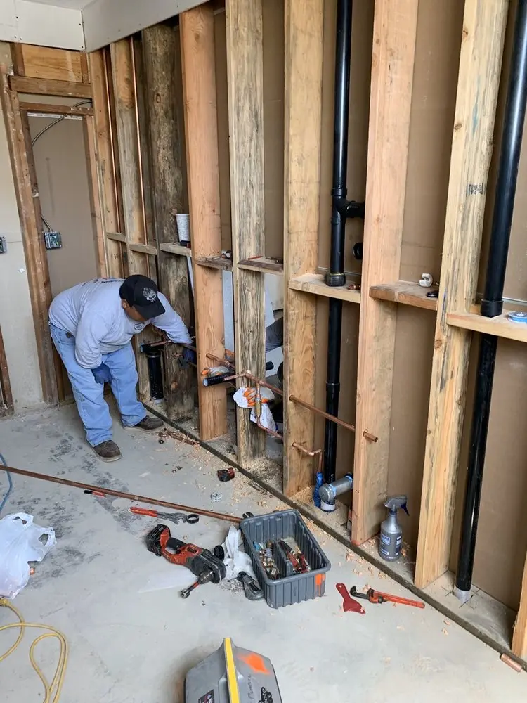 Commercial rough-in plumbing for Gas Line Repair in Harris Hill